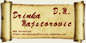 Drinka Majstorović vizit kartica